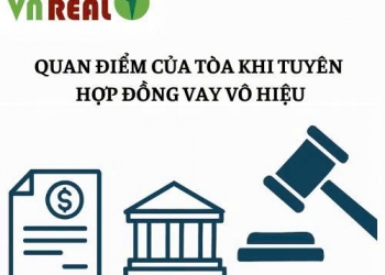 QUAN ĐIỂM CỦA TÒA KHI TUYÊN HỢP ĐỒNG VAY VÔ HIỆU