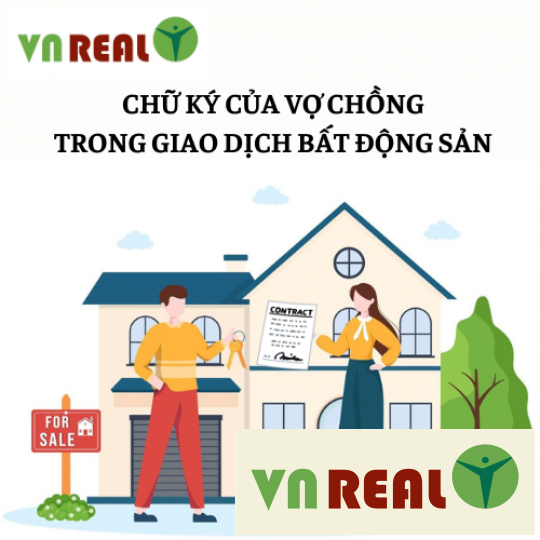 Chữ ký của vợ chồng trong giao dịch bất động sản
